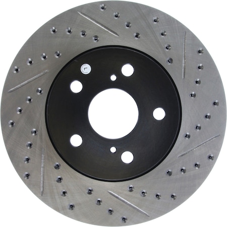 Centric Parts Sport Drilled/Slotted Brake Rotor, 127.44125L 127.44125L